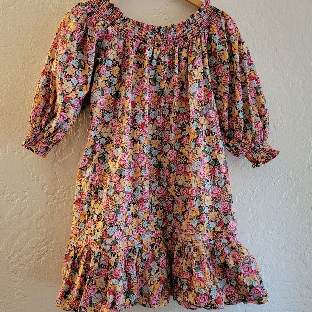Anthropologie Maeve Floral Dress Size Small
